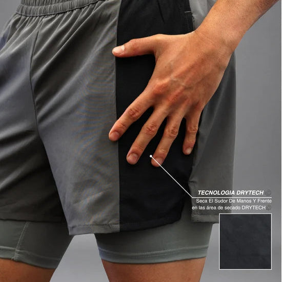Men's Drybreak Advanced Stone Shorts (Left)