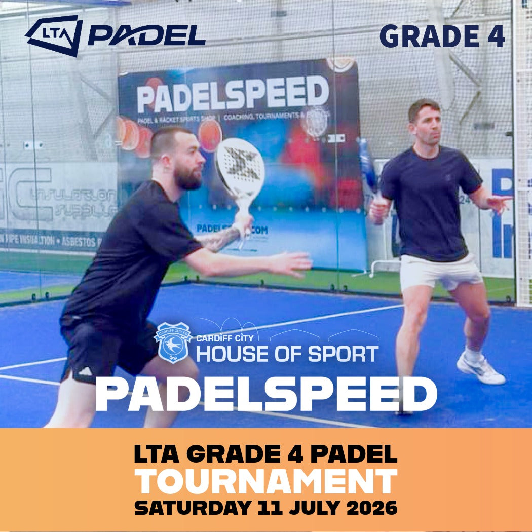 Torneo de Pádel Padelspeed LTA Grado 4 (HoS Cardiff), sábado 11 de julio de 2026