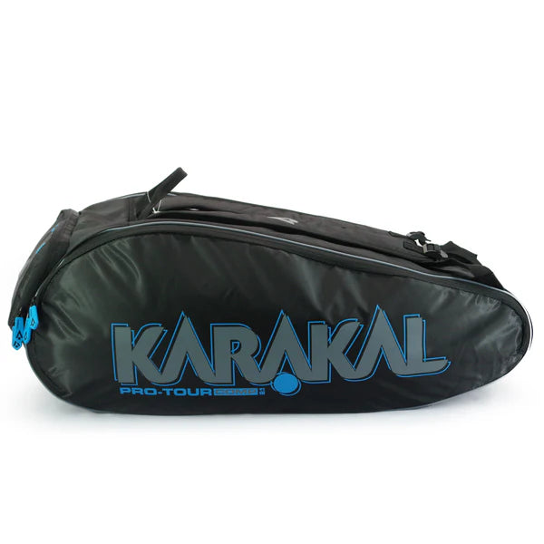 Saco de Raquetes Karakal Pro Tour 2.1 Comp (Acabamento Azul)