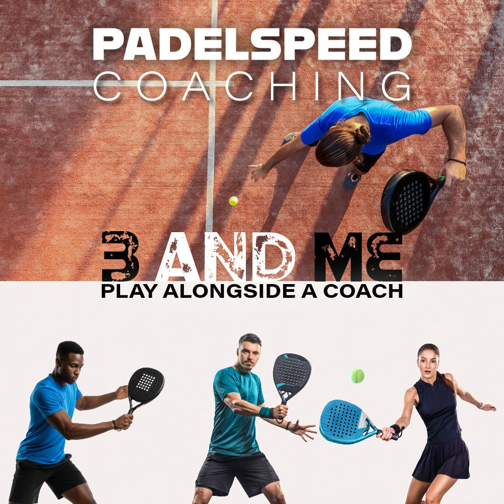 Padelspeed Coaching: '3 and Me' Coached Matchplay, Sundays 5-6pm (Cardiff)