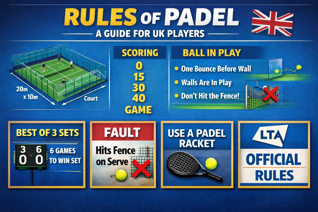 The Padel Rules for 2026 in the UK