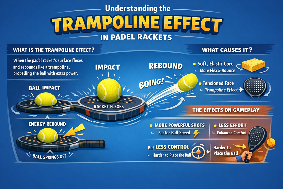 What is the Trampoline Effect in Padel Rackets?