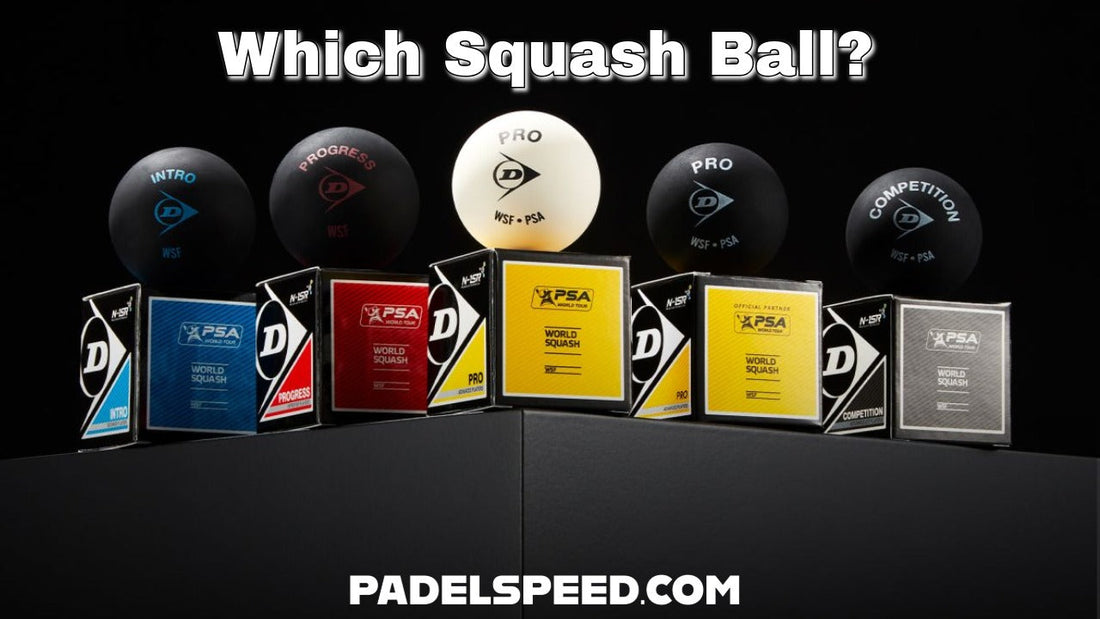 Squash Balls Difference and Available Range for 2026
