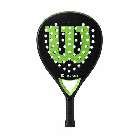 Padel Racket Wilson Blade Elite V2 Black Green - Padelspeed Padel, Squash & Tennis