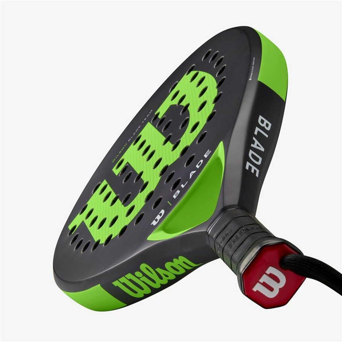 Padel Racket Wilson Blade Elite V2 Black Green - Padelspeed Padel, Squash & Tennis