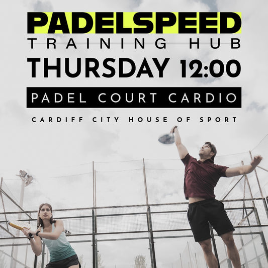 Padelspeed Training Hub: Padel Court Cardio, Thursday 12pm (Cardiff)