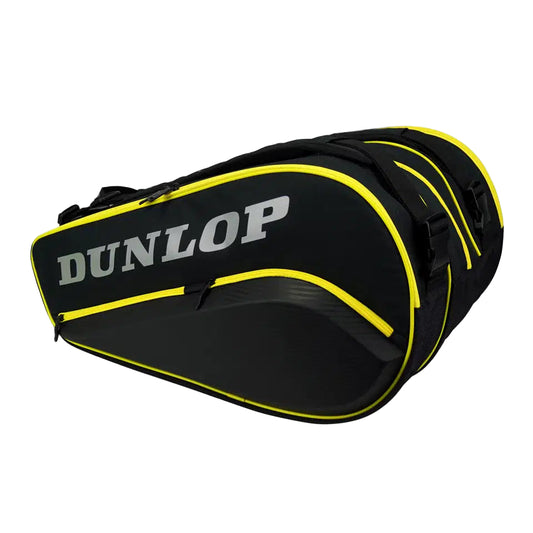Padel Bag Dunlop Paletero Elite (Black & Yellow)