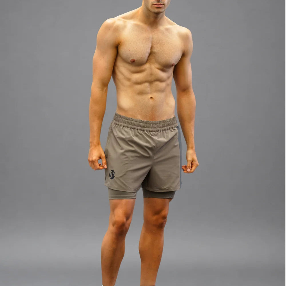 Men's Drybreak Advanced Coffee Shorts (Left)