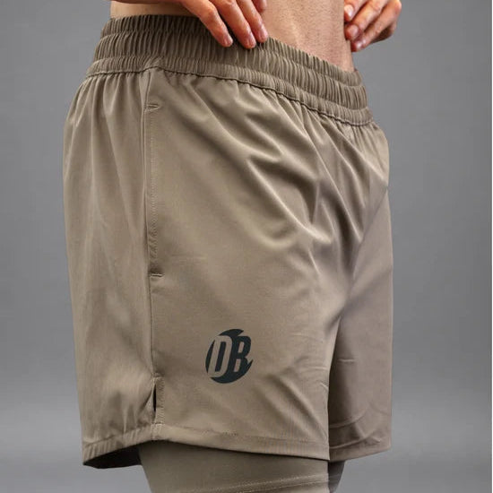 Men's Drybreak Advanced Coffee Shorts (Left)