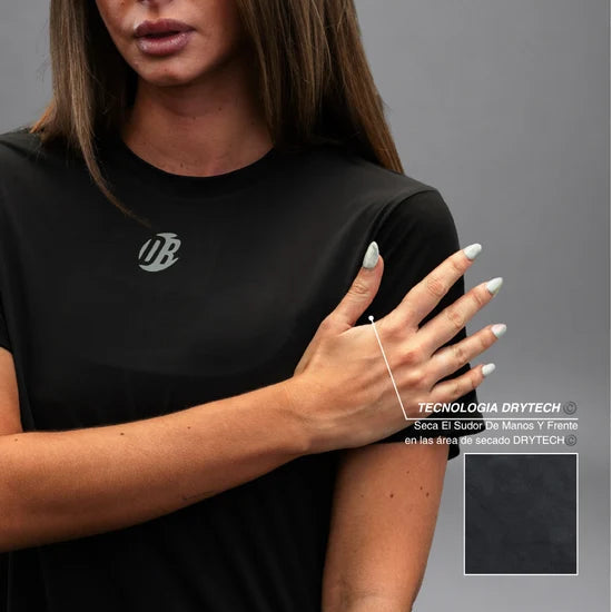 Women's Drybreak Classic Black T-Shirt