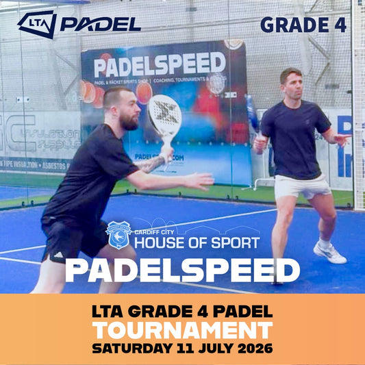 Padel Tournament Padelspeed LTA Grade 4 (HoS Cardiff), Sat 11 July 2026