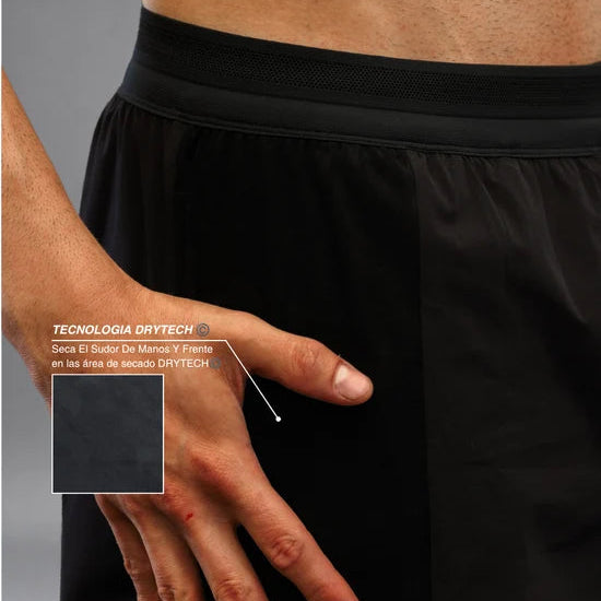 Men's Drybreak Black Shorts (Right)