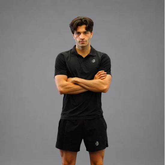 Men's Drybreak Black Polo