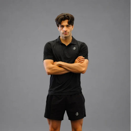 Men's Drybreak Black Polo