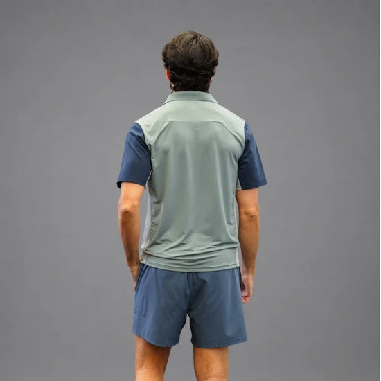 Men's Drybreak Blue Polo