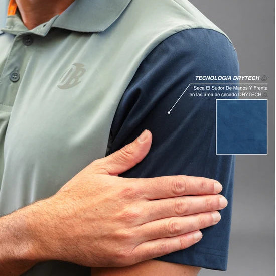 Men's Drybreak Blue Polo