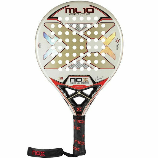 Padel Racket NOX ML10 Pro Cup Luxury WH White - Padelspeed Padel, Squash & Tennis