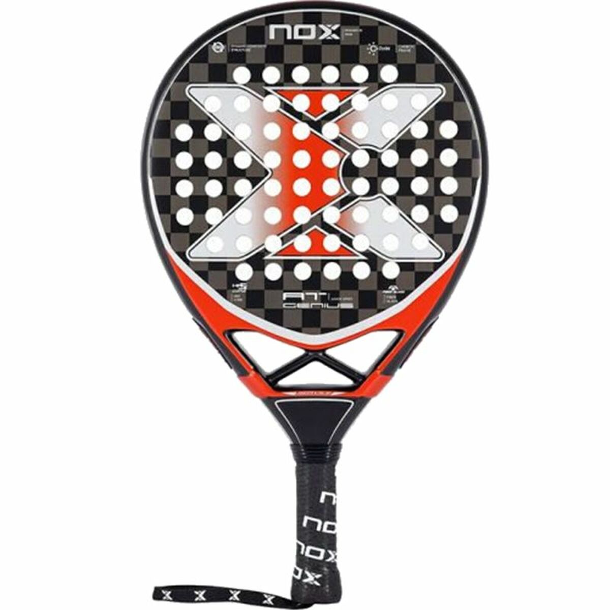 Padel Racket NOX  AT10 Genius Jr by Agustin Tapia - Padelspeed Padel, Squash & Tennis