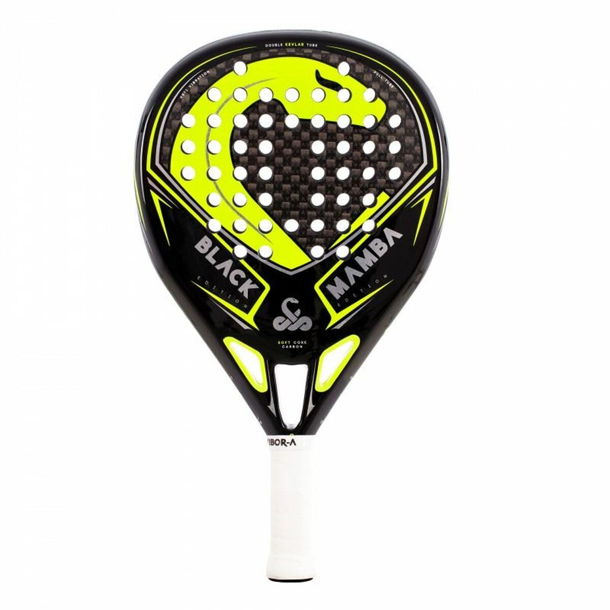 Padel Racket Vibor-A Mamba Liquid Edition Black - Padelspeed Padel, Squash & Tennis