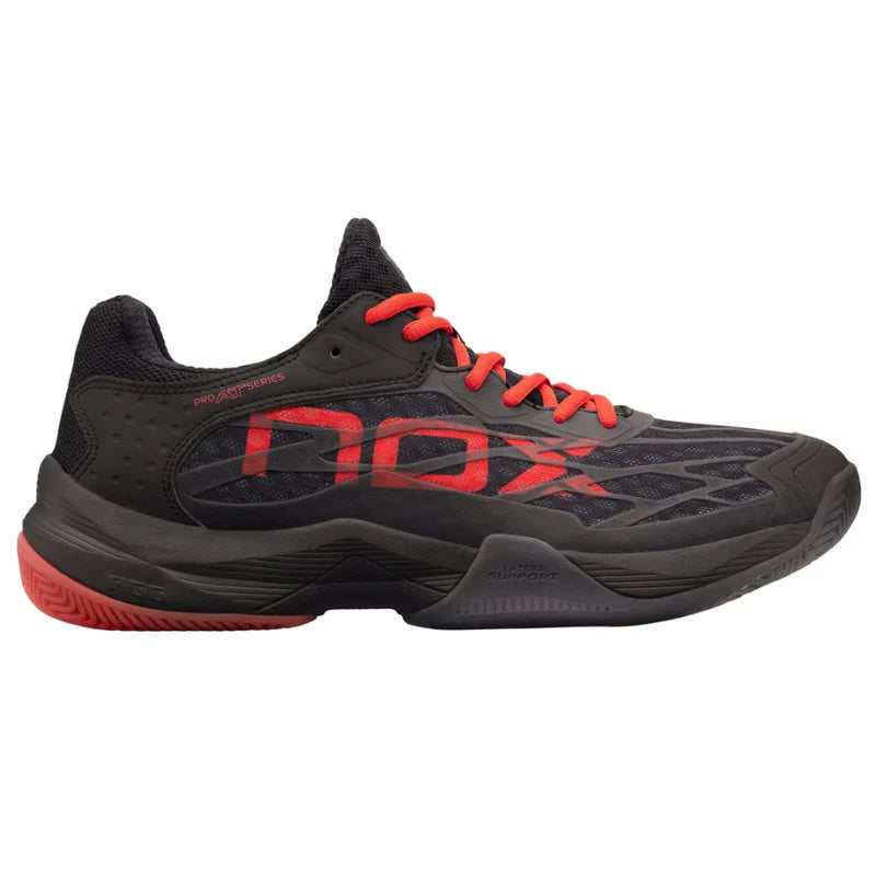 Men's Shoes NOX AT10 LUX (Black/Red) - Padelspeed - UK padel and racket sports shop (Shoes and accessories, Shoes)