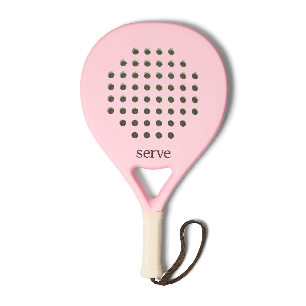 Padel Racket Serve Pastel Pink