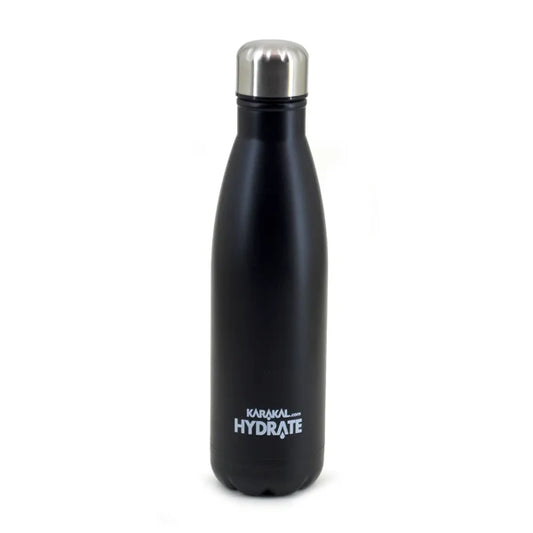 Sports Water Bottle Karakal Hydrate Black - Padelspeed Padel, Squash & Tennis