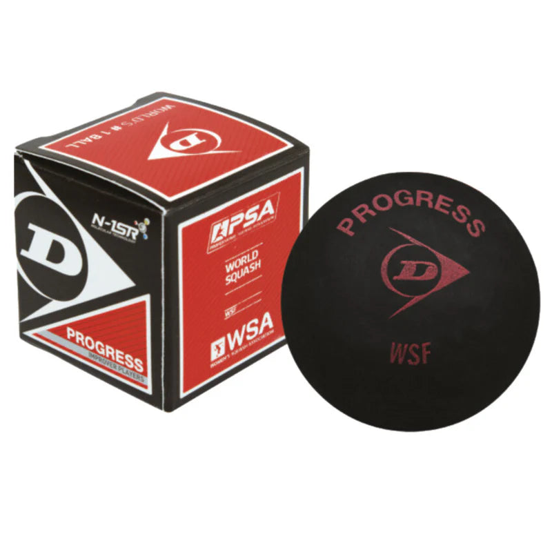 Squash Ball Dunlop Progress Red Dot (1 Ball)