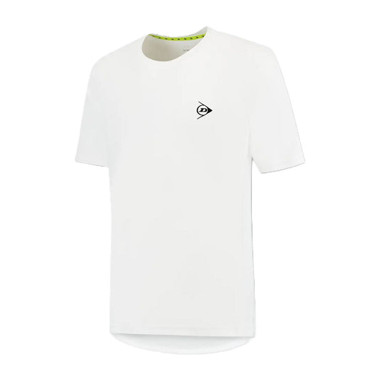 Boys Dunlop Club Crew T-Shirt (White)