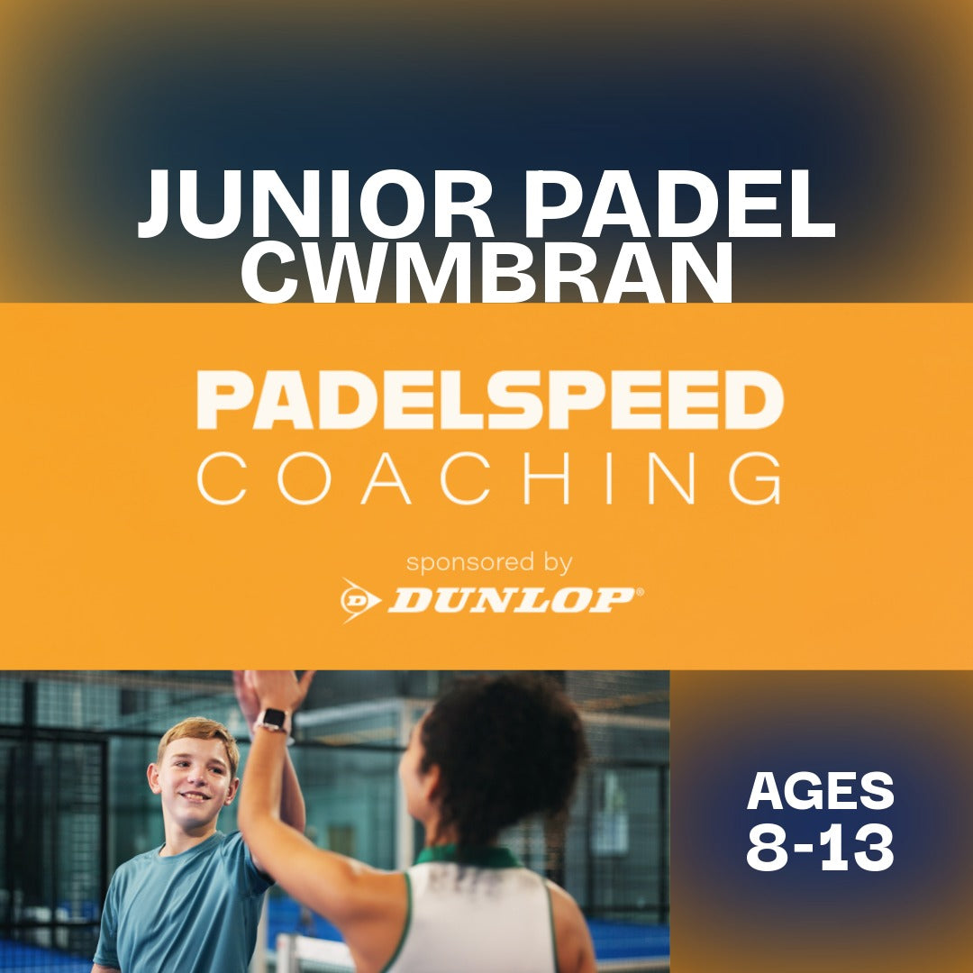 Padelspeed Coaching: Academia Júnior, sábados 12h-13h (Cwmbran)