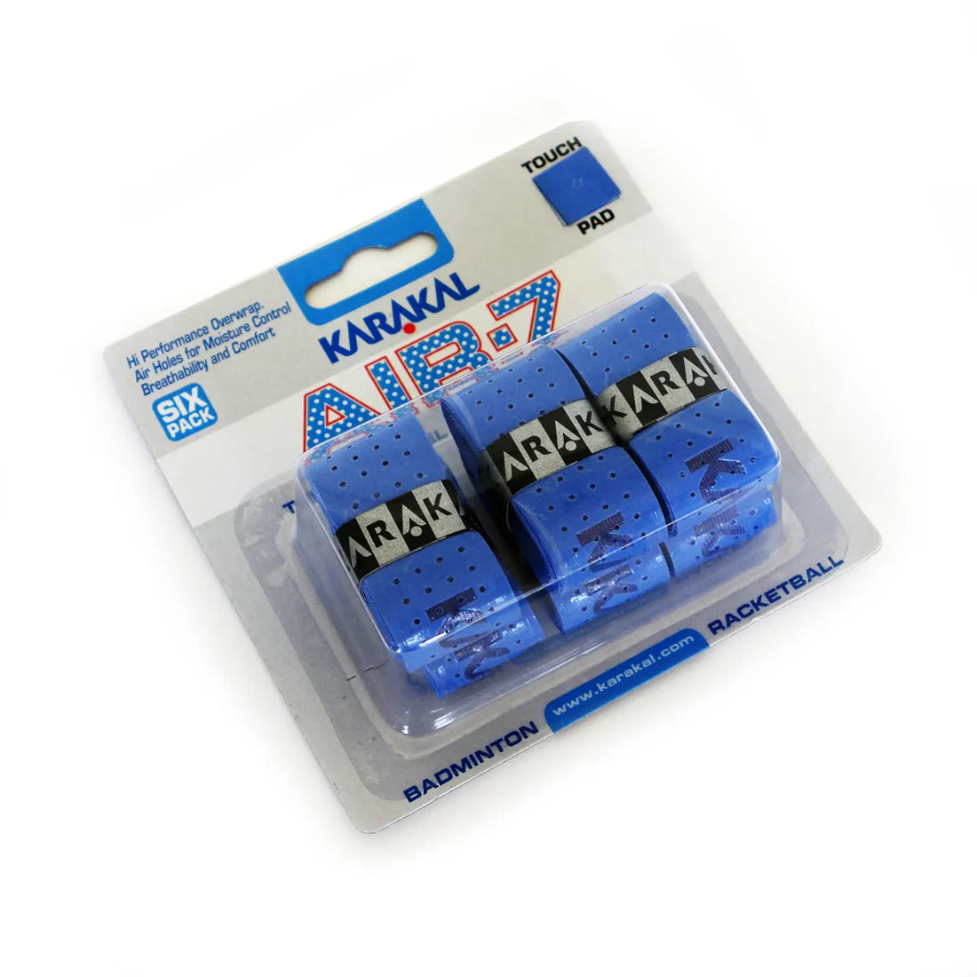 Karakal Air-7 Overwrap Grip (6 Pack)