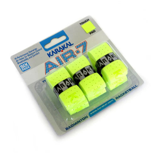 Karakal Air-7 Overwrap Grip (6 Pack)