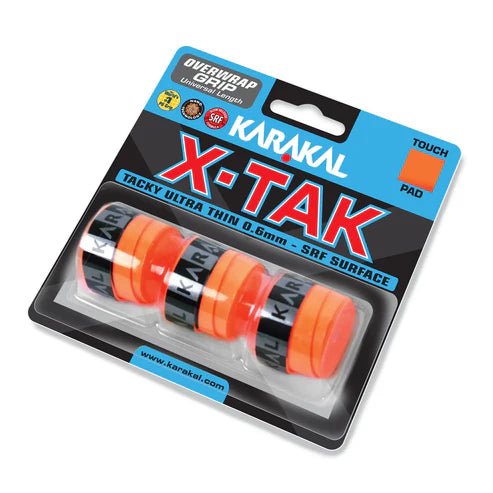 Karakal X-TAK Overwrap Grip (3 Pack)