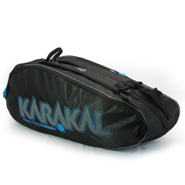 Saco de Raquetes Karakal Pro Tour 2.1 Comp (Acabamento Azul)