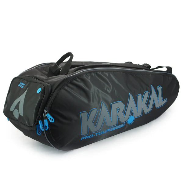 Saco de Raquetes Karakal Pro Tour 2.1 Comp (Acabamento Azul)