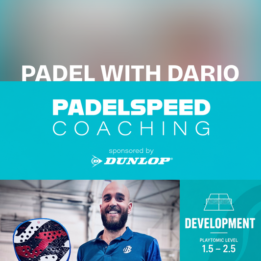 Padelspeed Coaching: Padel, Nível Intermédio com Dario, 13h30-14h30 às sextas-feiras (Cardiff)