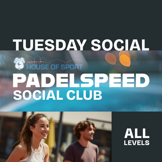 Padelspeed Social Club: Terças-feiras 11h00-12h00 (Cardiff)