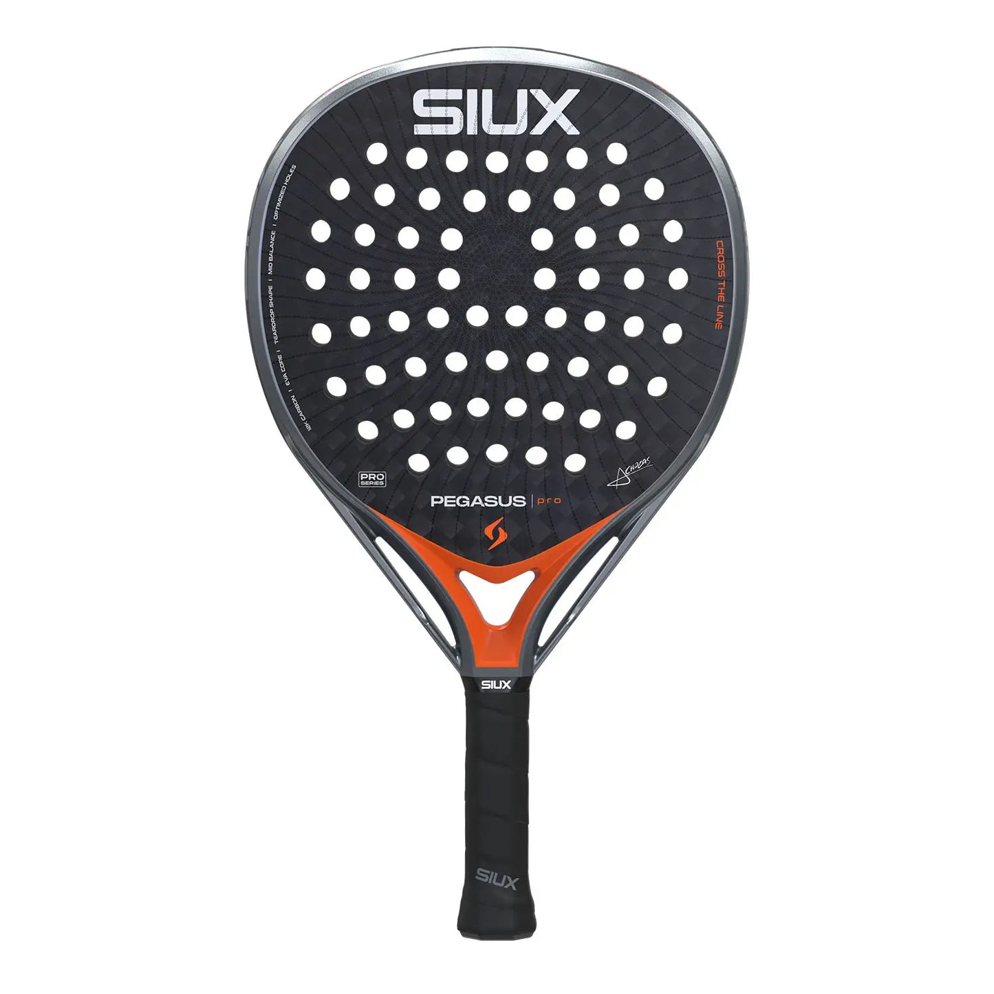 Padel Racket Siux Pegasus Pro Orange Pro by Alex Chozas (2026)