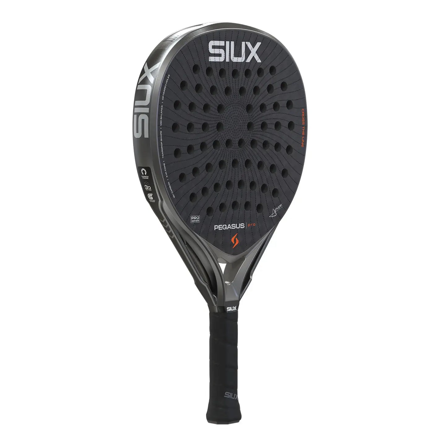 Raquete de Padel Siux Pegasus Pro Storm Grey (2026)