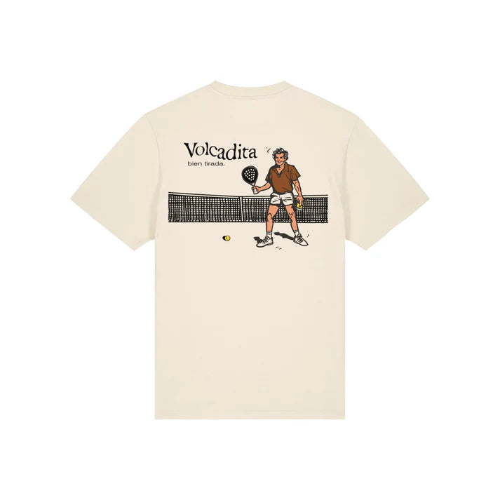 Unisex Premium Cotton T-Shirt Volcadita 'Bien Tirada' - Padelspeed Padel, Squash & Tennis