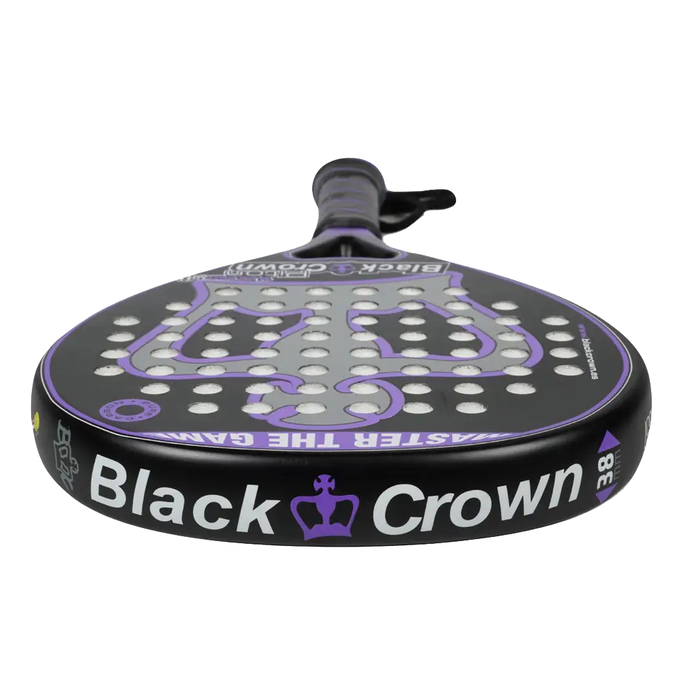 Padel Racket Black Crown Piton Nakano Soft - Padelspeed Padel, Squash & Tennis