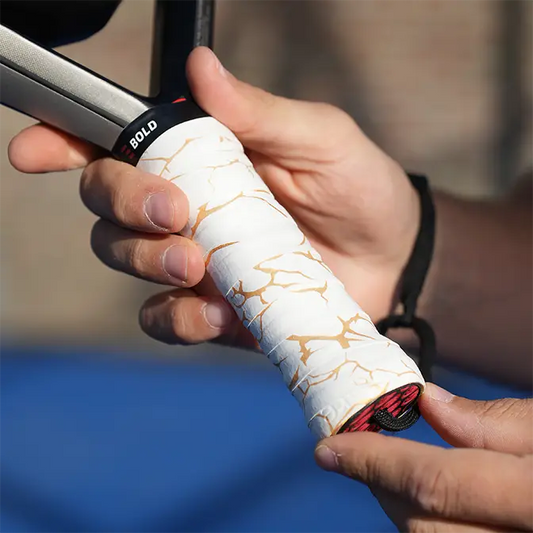 Empuñadura de pádel Bold White Lightning (Paquete de 3)