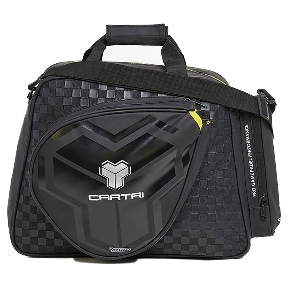 Padel Bag Cartri Amons Black & Yellow - Padelspeed Padel, Squash & Tennis