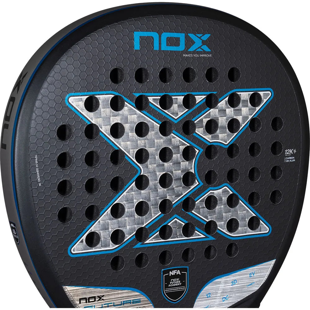 Padel Racket NOX Future Hybrid 12K Alum - Padelspeed - UK padel and racket sports shop (Sports and outdoors, Paddle tennis)