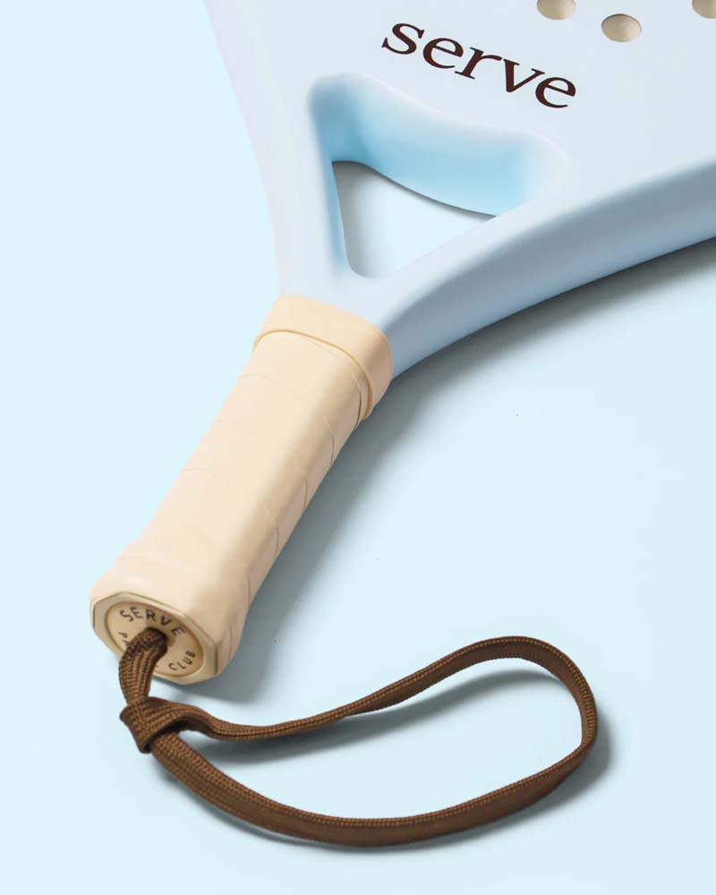 Padel Racket Serve Pastel Blue