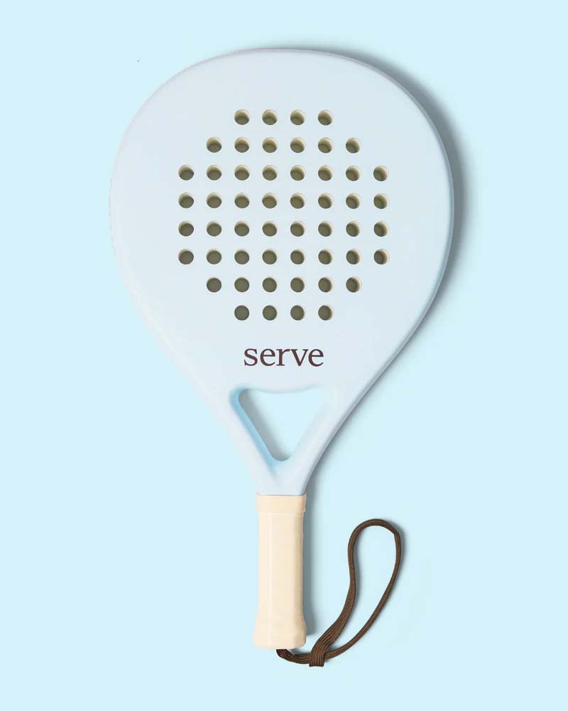 Padel Racket Serve Pastel Blue