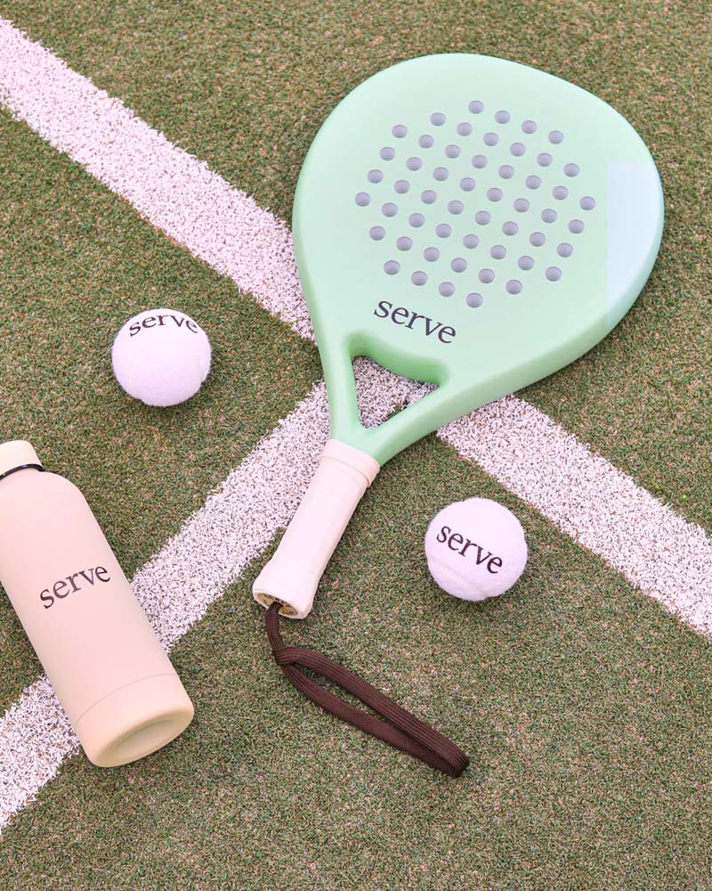 Padel Racket Serve Pastel Green