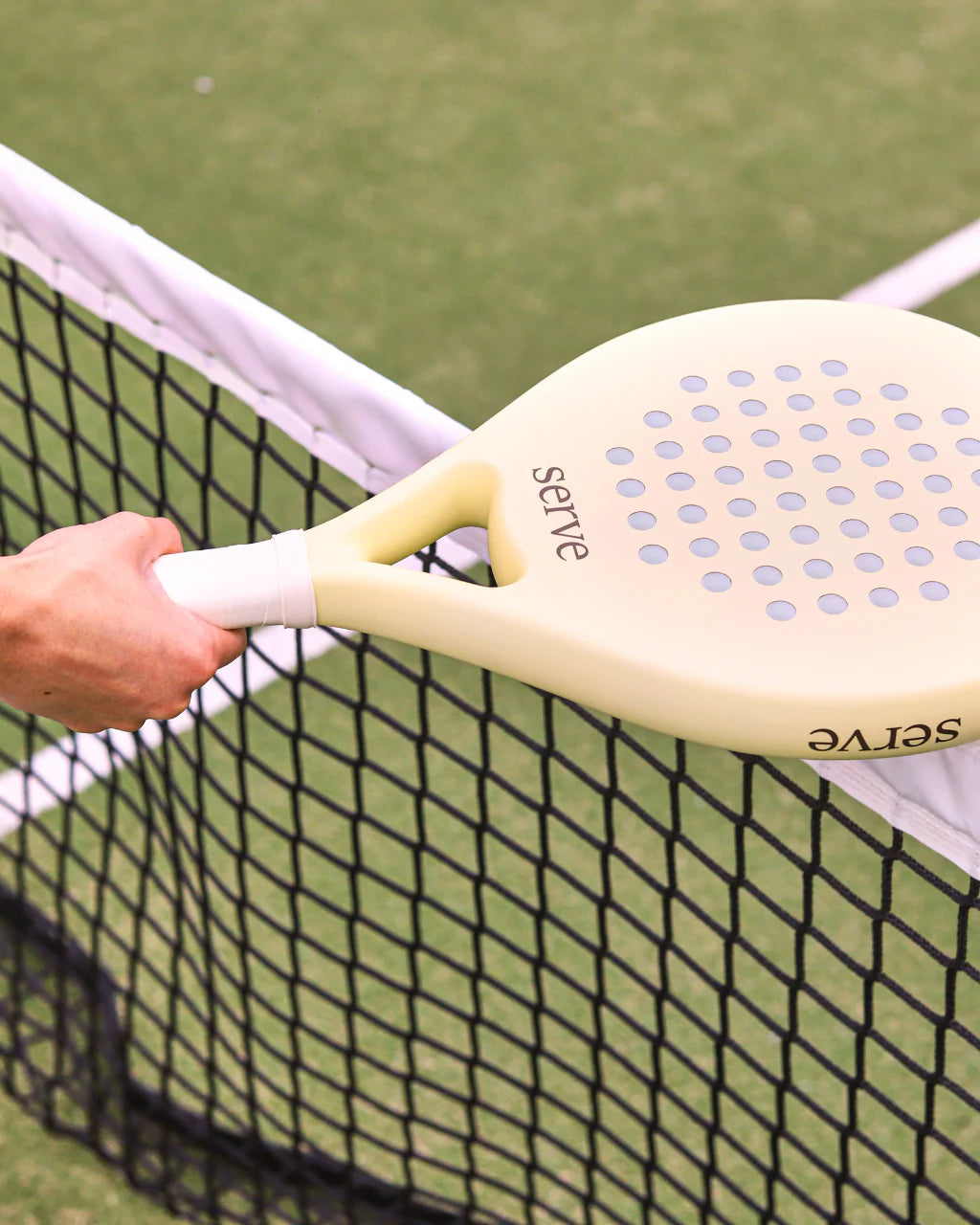 Padel Racket Serve Pastel Yellow