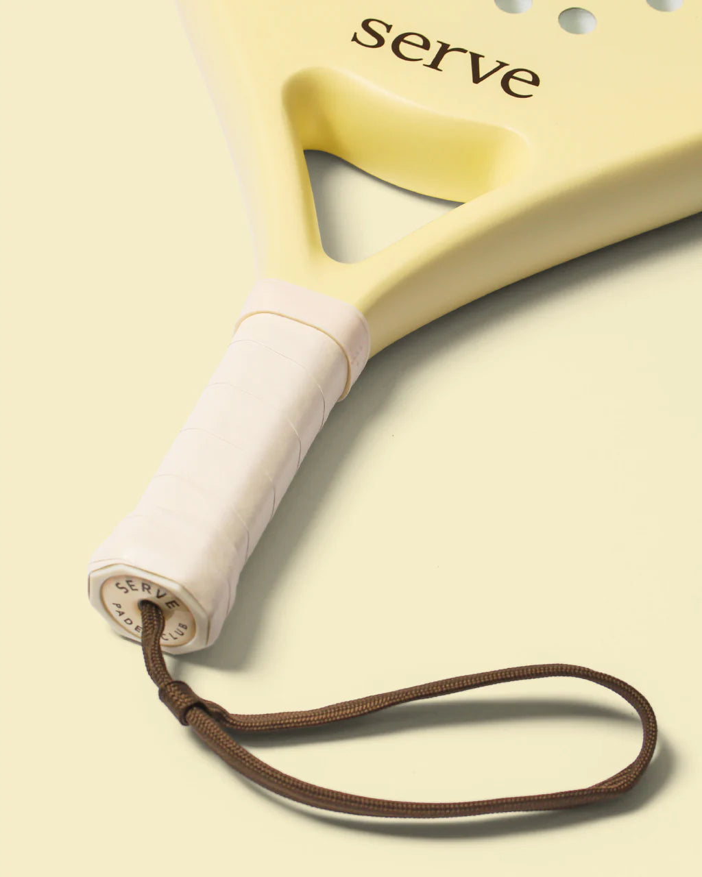 Padel Racket Serve Pastel Yellow